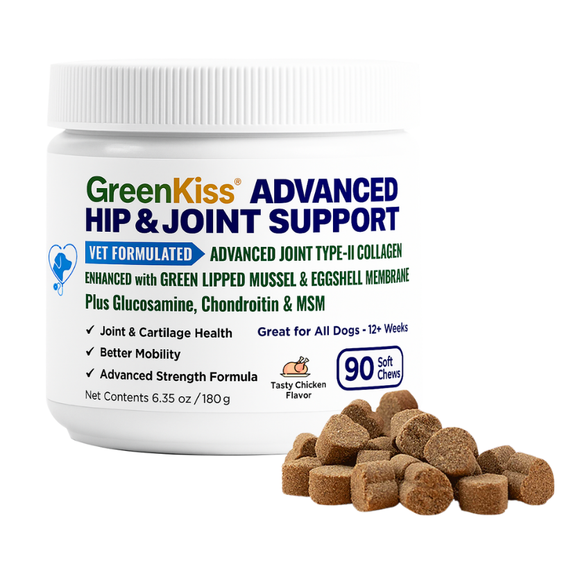 GreenKiss® Advanced Hip & Joint Support Soft Chews