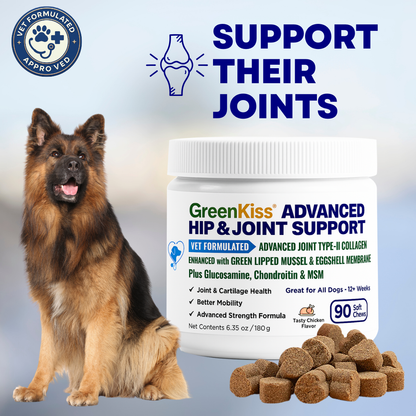 GreenKiss® Advanced Hip & Joint Support Soft Chews